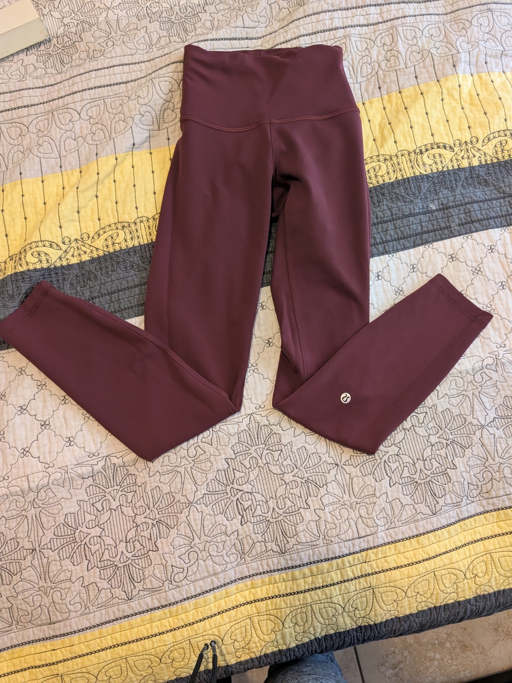 lululemon athletica Women’s Maroon/Burgundy Leggings